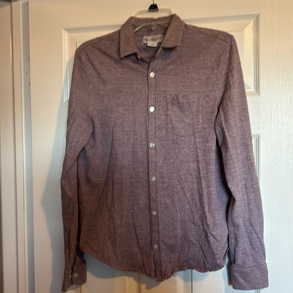 Original Penguin men’s red long sleeve button down shirt size medium - Picture 1 of 8